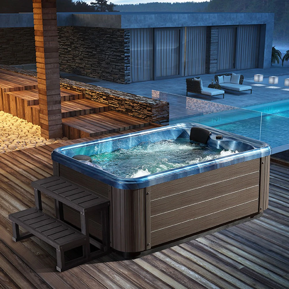 Outdoor hot tub